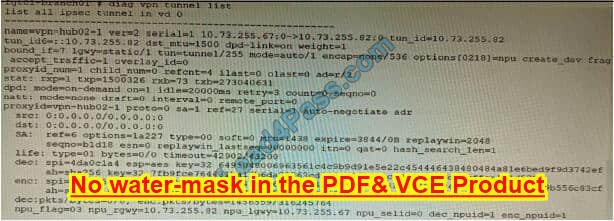 latest Fortinet NSE8_812 dumps exam questions 5-1