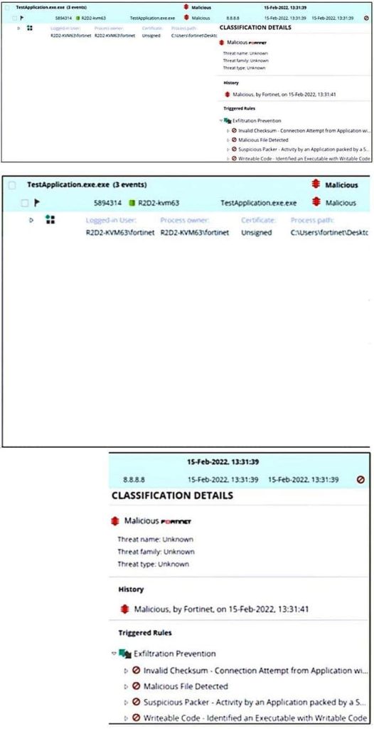 Fortinet NSE5_EDR-5.0 dumps exam questions 2